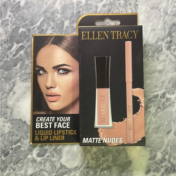 Ellen Tracy Makeup New Ellen Tracy Lip Kit Matte Nude Poshmark
